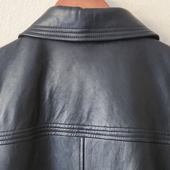 Lux Leather Coat - Picture 5 of 11